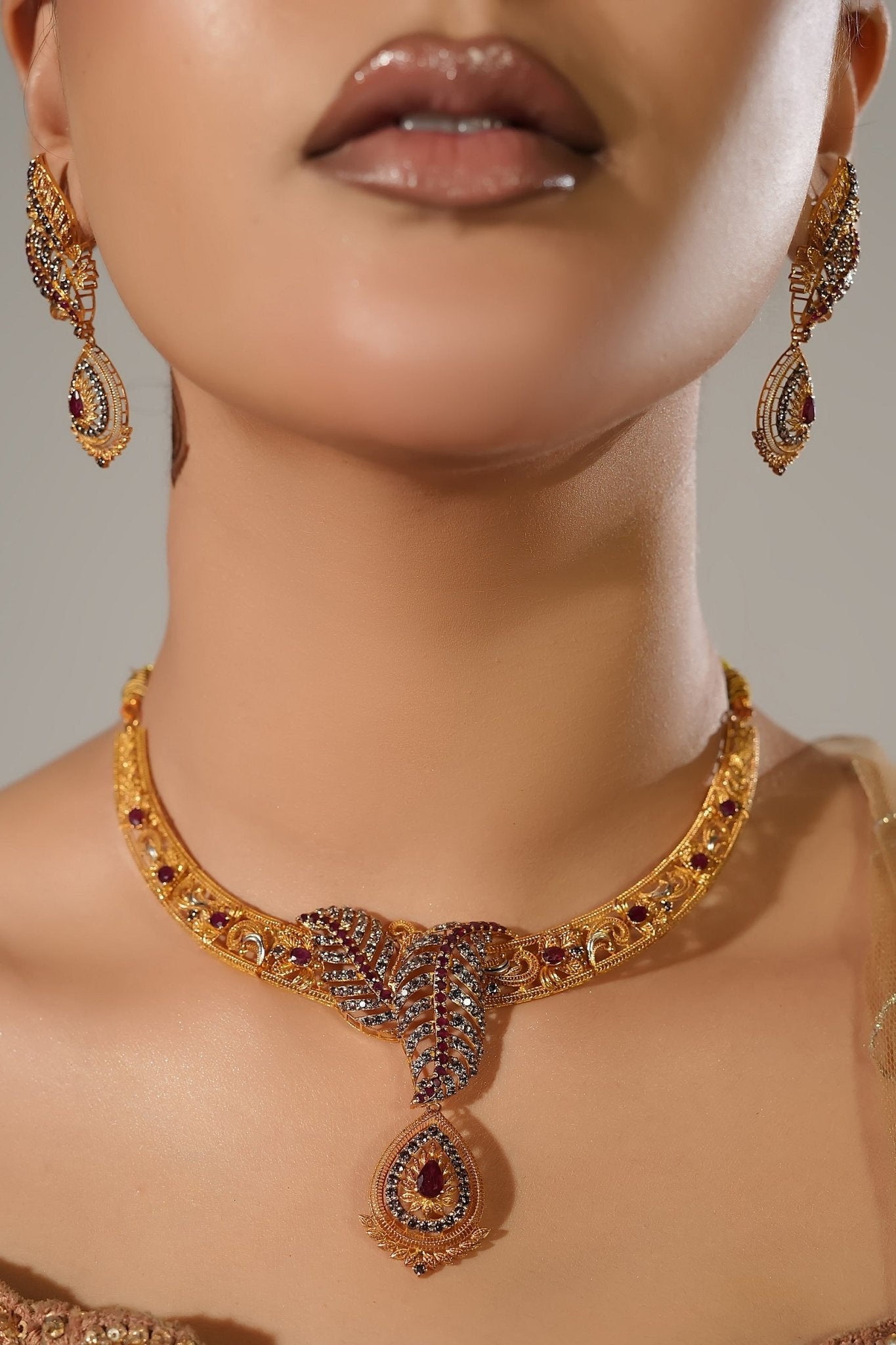 Aurelia Leaf Necklace | The Eternals - Asim Qayyum Jewelers