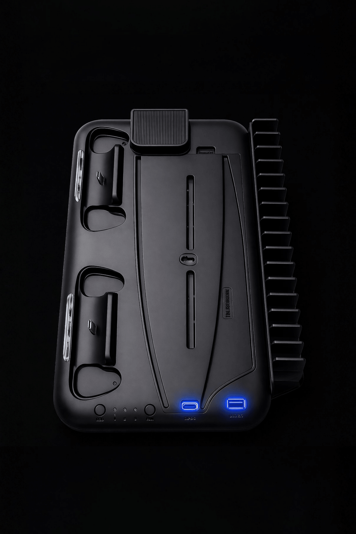 PlayNest Elite Vertical Stand for PS5 | Dual Controller Charging & Cooling - Asim Qayyum Jewelers